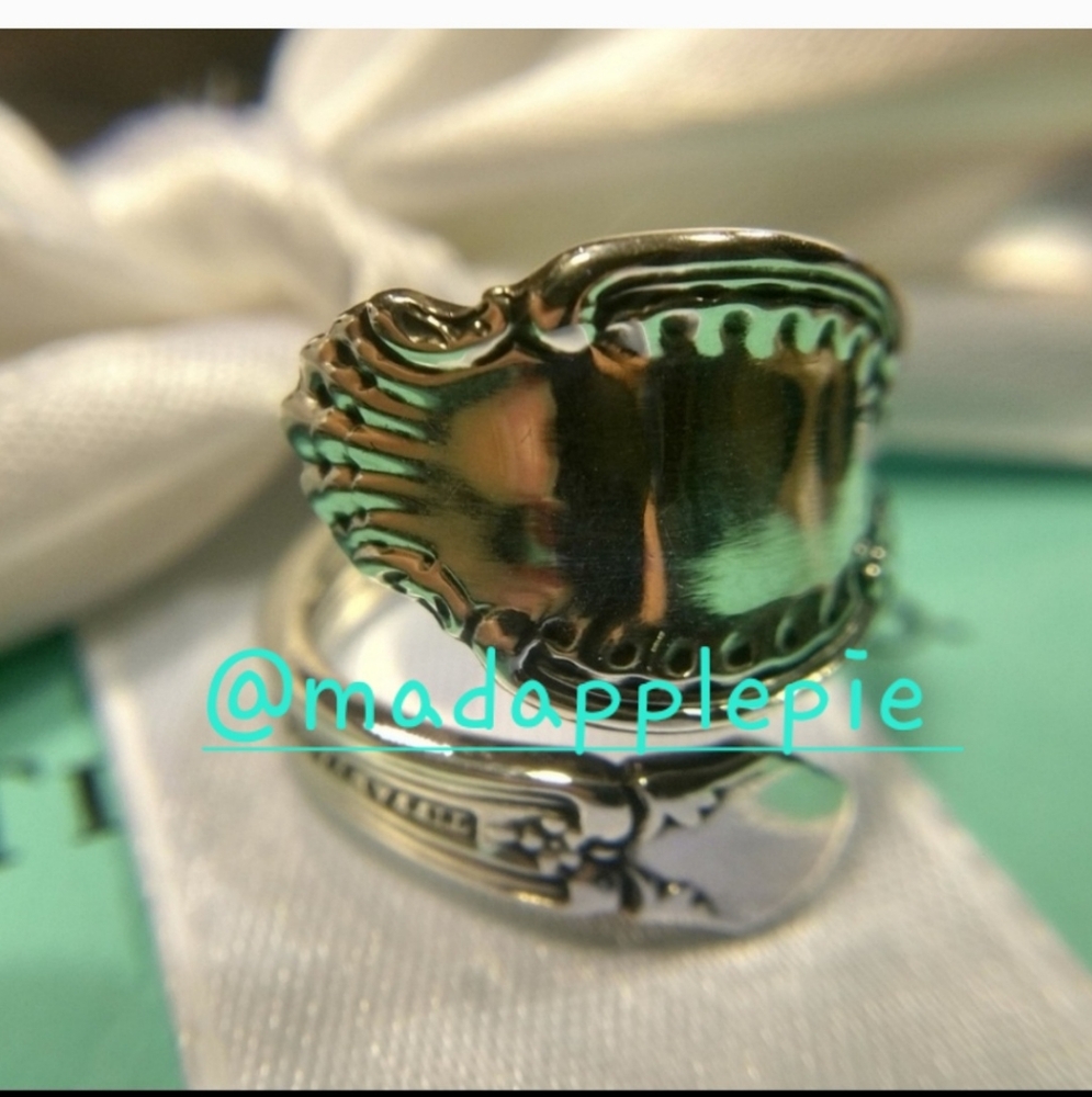 Antique1892 Tiffany & Company Richeliue Spoon-Ring Luxury Designer #14